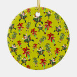 Customizable Vintage Christmas Pixies Ornaments