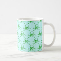 Customizable Vintage Skull & Crossbones Coffee Mug