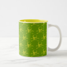 Customizable Vintage Skull & Crossbones Mug