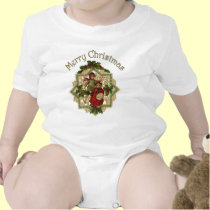 Customizable Vintage Victorian Christmas Children t-shirts