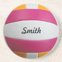 Customizable Volleyball Coaster