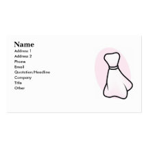Customizable Wedding Business Card