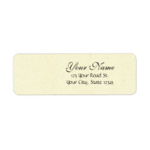 Customizable Wedding Invitation Sets Return Address Label