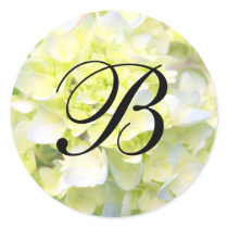 Customizable Wedding Monogram Round Sticker
