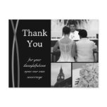 Customizable Wedding Thank You Card Photo Pictures postcards
