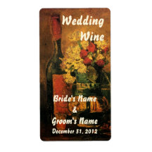 Customizable Wedding Wine Label