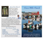 Customizable Weekly Church Bulletin (Outside Only) Letterhead