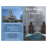 Customizable Weekly Church Bulletin (Outside Only) letterhead