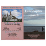 Customizable Weekly Church Bulletin (Outside Only) Custom Letterhead