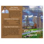 Customizable Weekly Church Bulletin (Outside Only)
