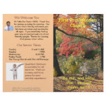 Customizable Weekly Church Bulletin (Outside Only)