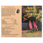 Customizable Weekly Church Bulletin (Outside Only)