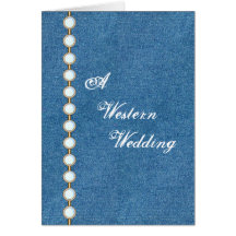 CUSTOMIZABLE Western Wedding CARDS