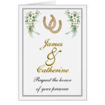 Customizable Western Wedding Cards