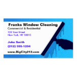 CUSTOMIZABLE Window Cleaning BC Business Card Template