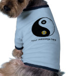 Customizable YinYang pool pet clothing