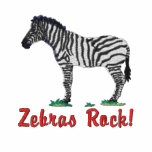 Customizable Zebra Lover Tees - Add Your Own Text embroidered shirts