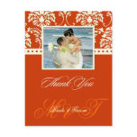 Customize Color/Wedding Thank You Photo postcards,