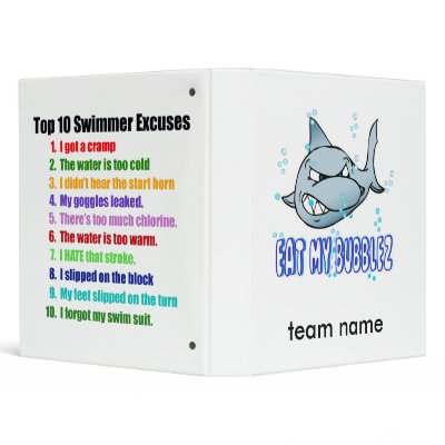 Customize Eat My Bubbles Binder by swimtowin