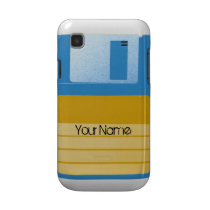 Customize Floppy Disc Personalize Retro Samsung Galaxy S Cover