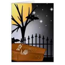 Customize Halloween Greetings Card
