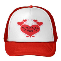Customize Heart Beats for, <Name> Hats