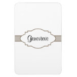 Customize It! Nameplate Rectangle Magnet