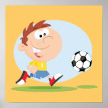 Customize It Soccer Boy T shirts and Gifts Posters