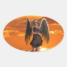 Customize Product Oval Sticker