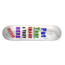Customize Skateboard with Your Image & or Text