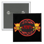 Customize Skulls and Flames Design, <TEXT> Buttons