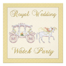 Customize THIS Royal Wedding Watch Party Invite