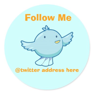 Customize Twitter Sticker by funny_tshirt
