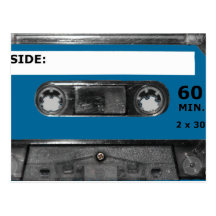 Customize Your Color Cassette Post Cards