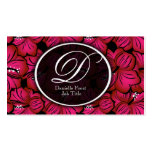 customize your monogram business card