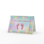 Customize your own baby shower card