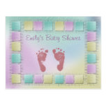 Customize your own baby shower postcard