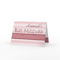 Customize your own Bat Mitzvah invitation Cards