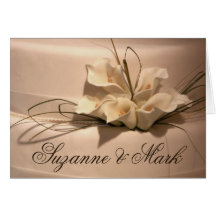 Customize your own calla lily cards