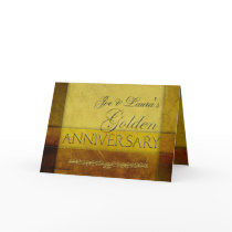 Customize your own Golden Anniversary Greeting Cards