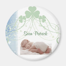 Customize your own Irish baby design Refrigerator Magnet