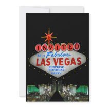 Customize Your Own Las Vegas Sign Invitations