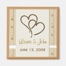 Customize your own save the date... fridge magnet