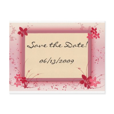 Customize your own Save the Date Postcard by perfectpostage