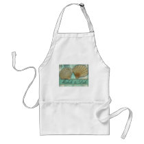 Customize your own seashell design apron