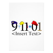Customizeable 9-11-01 personalized announcement
