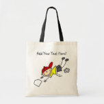 Customized Baseball Slide into Home Tote Bag