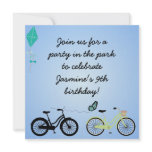 Customized Bicycles Birthday Invites invitations