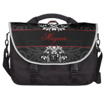 Customized Dark Elegance Laptop Computer Bag