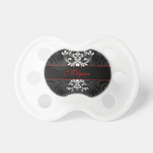 Customized Dark Elegance Pacifier